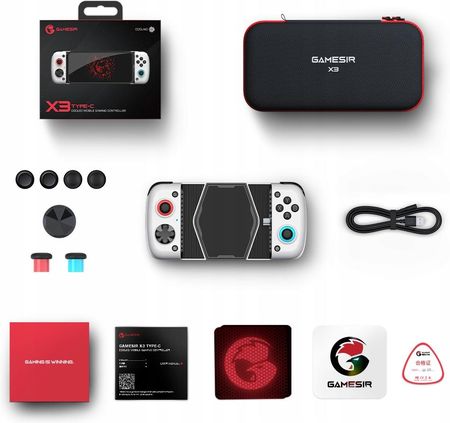 【WEB限定】 Gamepad GameSir X3 Type-C Kontroler Android 110074 - Ceny i その他