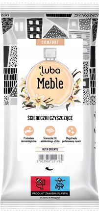 Perfumowane Ściereczki czyszczące LUBA Comfort 32szt. MEBLE - NUTA ORIENTU