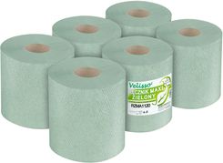 Zdjęcie Ręcznik papierowy makulaturowy WELMAX Velisso MAXI 1W ZIELONY 120m 6szt. - Krasnobród
