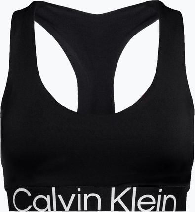 Biustonosz Fitness Calvin Klein Medium Support Bae Black Beauty