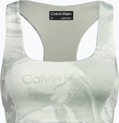 Biustonosz Fitness Calvin Klein Medium Support 8Uo Digital Rockform Aop
