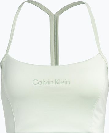 Biustonosz Fitness Calvin Klein Low Support 8Hv Seaspray Green