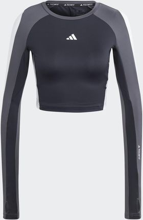 Damska Koszulka z długim rękawem Adidas TF CB LS T Hy0410 – Czarny