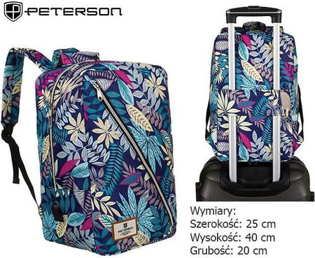 Podróżny plecak z wodoodpornego poliestru — Peterson
