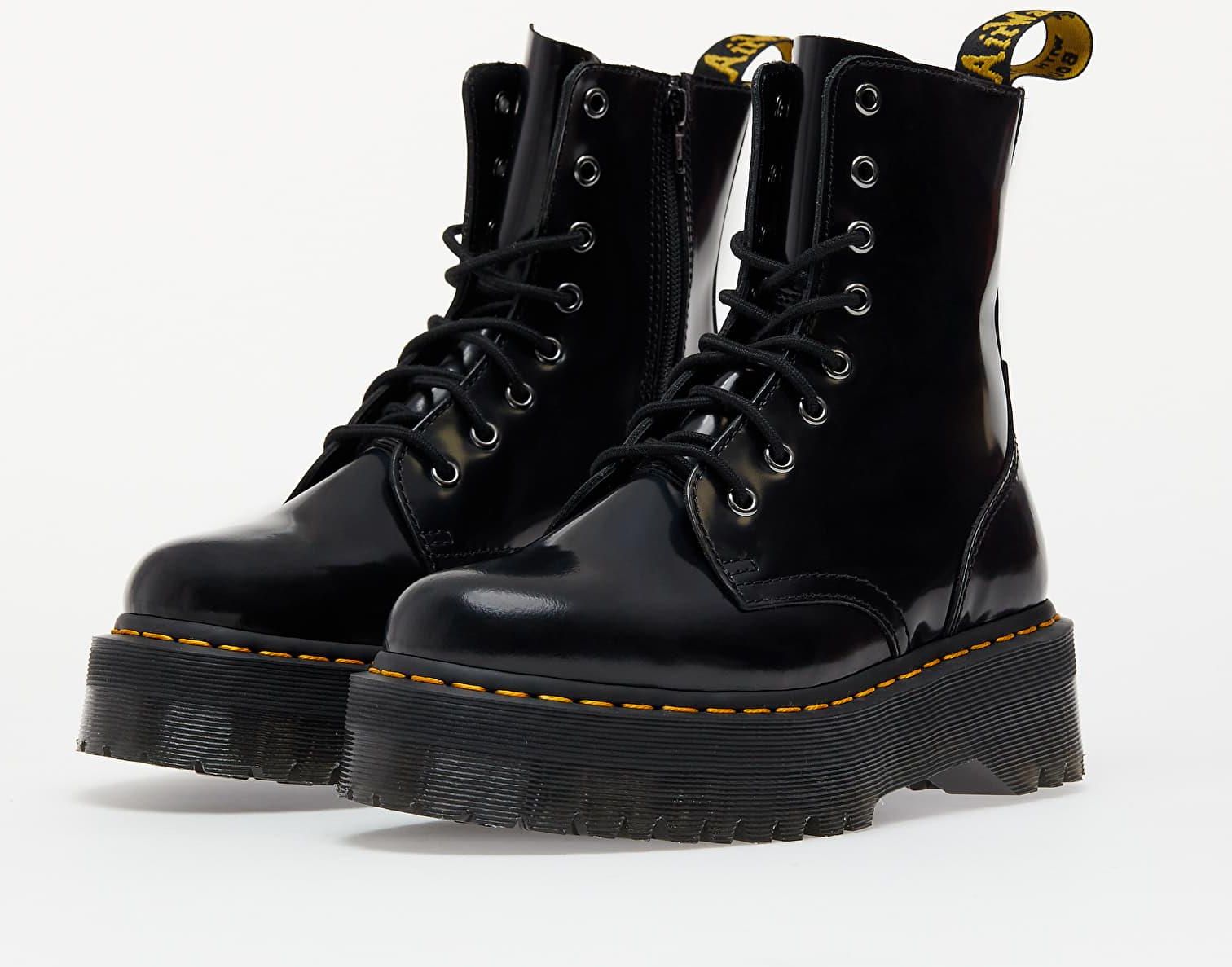 Doc martens jadon black polished cheap smooth