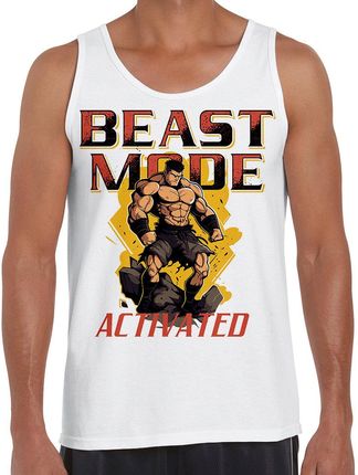 Beast mode - koszulka męska na ramiączkach