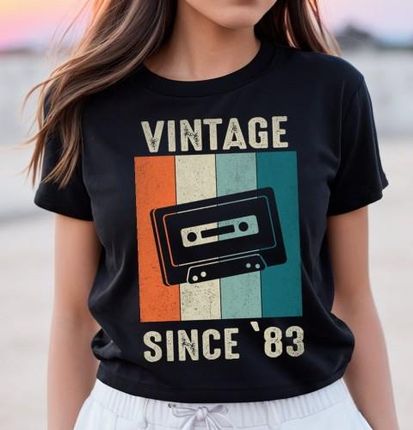 koszulka na 40 urodziny na czterdziestkę dla koleżanki vintage 1983