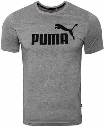 Puma, Koszulka Męska, T-Shirt Ess Logo Tee Gray 586666 03 Xxl, Rozmiar Xxl