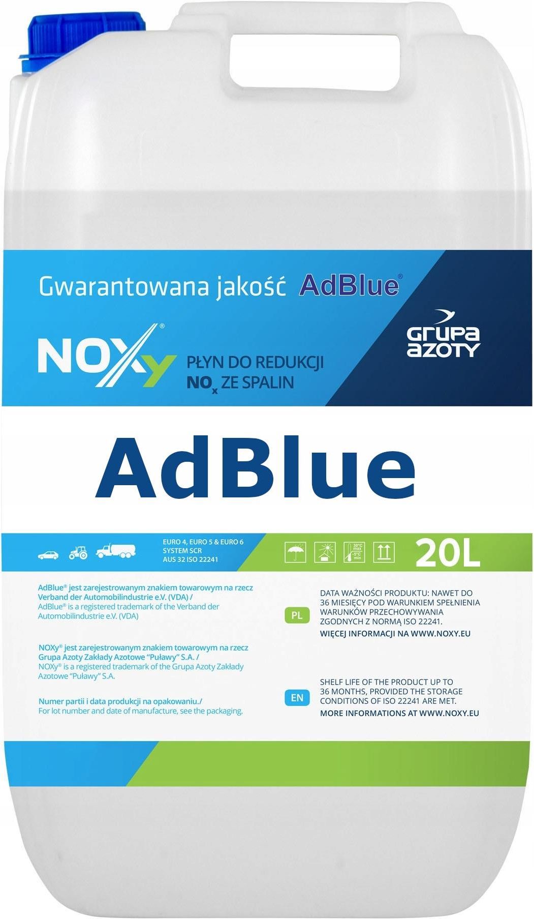 NOXY ADBlue 32,5% 18L roztwór mocznika, Sklep Online