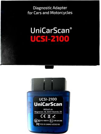 Unicarscan Interfejs Diagnostyczny Obd2 Ucsi 2100 Bluetooth