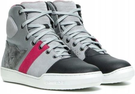 Dainese Buty York Air Lady Light Gray Coral Biały