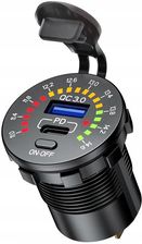 Extremestyle Motocyklowe Gniazdo Usb Typ C Pd Qc 3 0 40W
