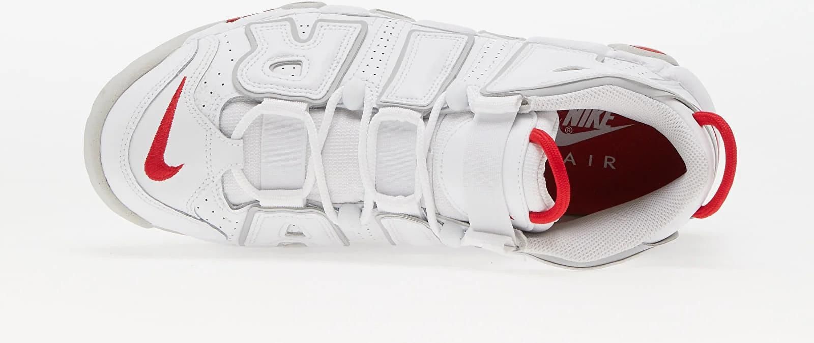 Nike Air More Uptempo '96 White/ University Red-Grey Fog