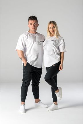 T-shirt oversize DEADLIFT unisex biały XXL