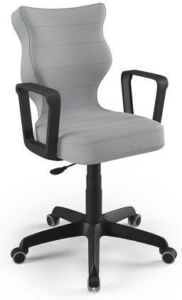 Entelo Krzesło dziecięce Norm BK Velvet rozmiar 5 (146-176,5 cm) szare