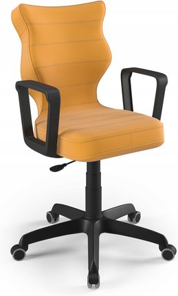 Entelo Krzesło dziecięce Norm BK Velvet rozmiar 6 (159-188 cm) żółte