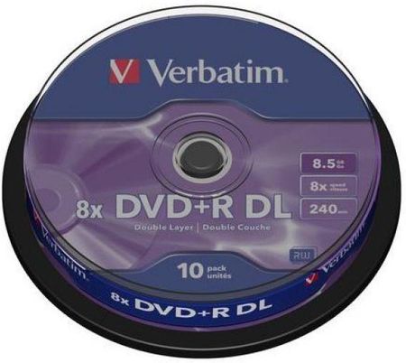Verbatim DVD+R 8.5GB 8x Cake 10szt