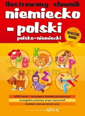 Ilustrowany słownik niemiecko-polski, polsko-niemiecki (kolor, papier kredowy)
