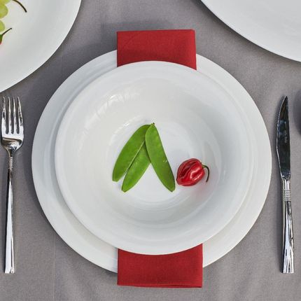 Villa Italia Serwis Obiadowy Porcelanowy Na 12 Osób Z Wazą Naomi White