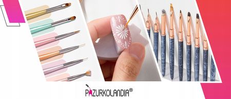 Molly Lac Pędzelek Do Paznokci Żelu Ombre Owalny 4 - zdjęcie 5