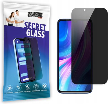Grizz Glass Sekretne Szkło Prywatyzujące Do Redmi Note 8 Pro