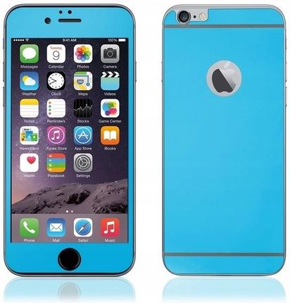 Szkło Hartowane Do Iphone 6 6S Front/Back Blue