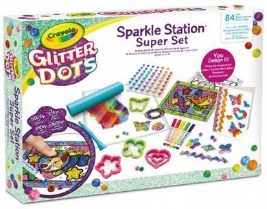 Crayola Glitter Dots Zestaw Rzemieślniczy Kreatywny Brokat