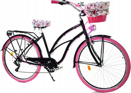 Dallas Bike Damski Miejski różowy czarny 28 2023