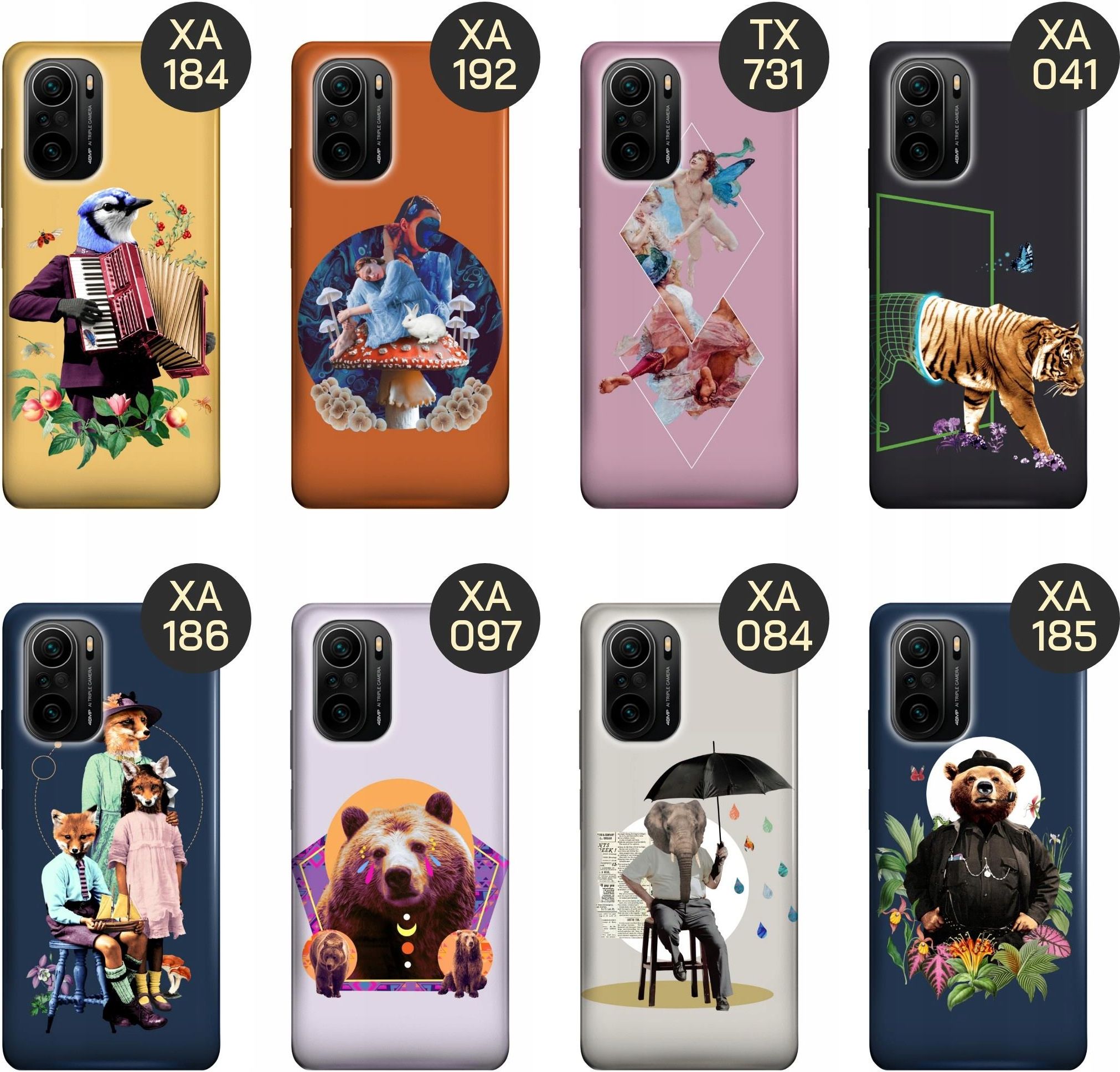 Cover Silicone Anti Colpi per Xiaomi Poco X7 Pro 5G Disegno Vegan Life