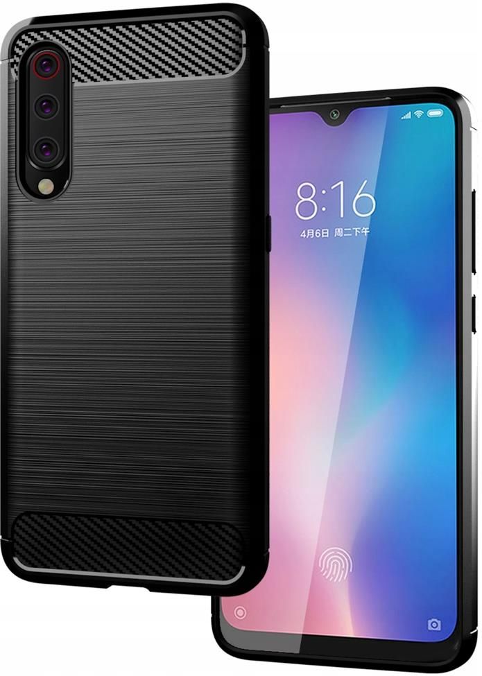 Etui Pancerne Carbon Case Do Xiaomi Mi9 Szkło Etui Na Telefon Ceny I