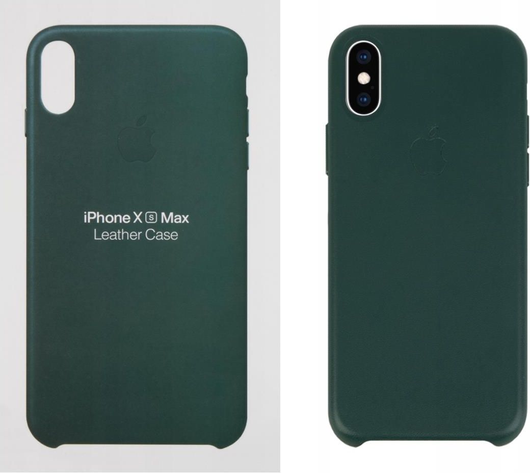 Do Iphone Xs Max Etui Leather Case Forest Green Etui na telefon, ceny
