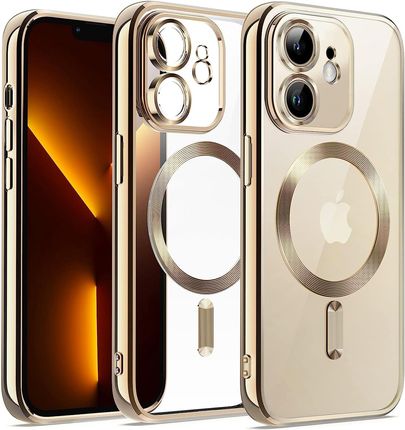 Smart-Tel Smart Tel Etui Złote Magsafe Cam Case Do Apple Iphone 12