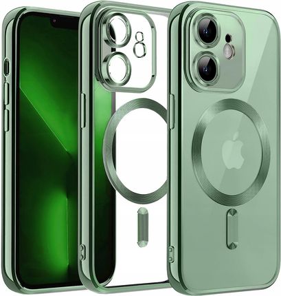 Smart-Tel Smart Tel Etui Zielone Magsafe Cam Case Do Apple Iphone 12