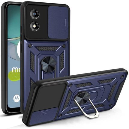 Xgsm Etui Do Motorola Moto E13 Szkło 9H, Slide Camera