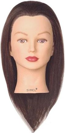 SIBEL ALINE GŁÓWKA GŁOWA TRENINGOWA JASNY BRĄZ 100% NATURALNE WŁOSY