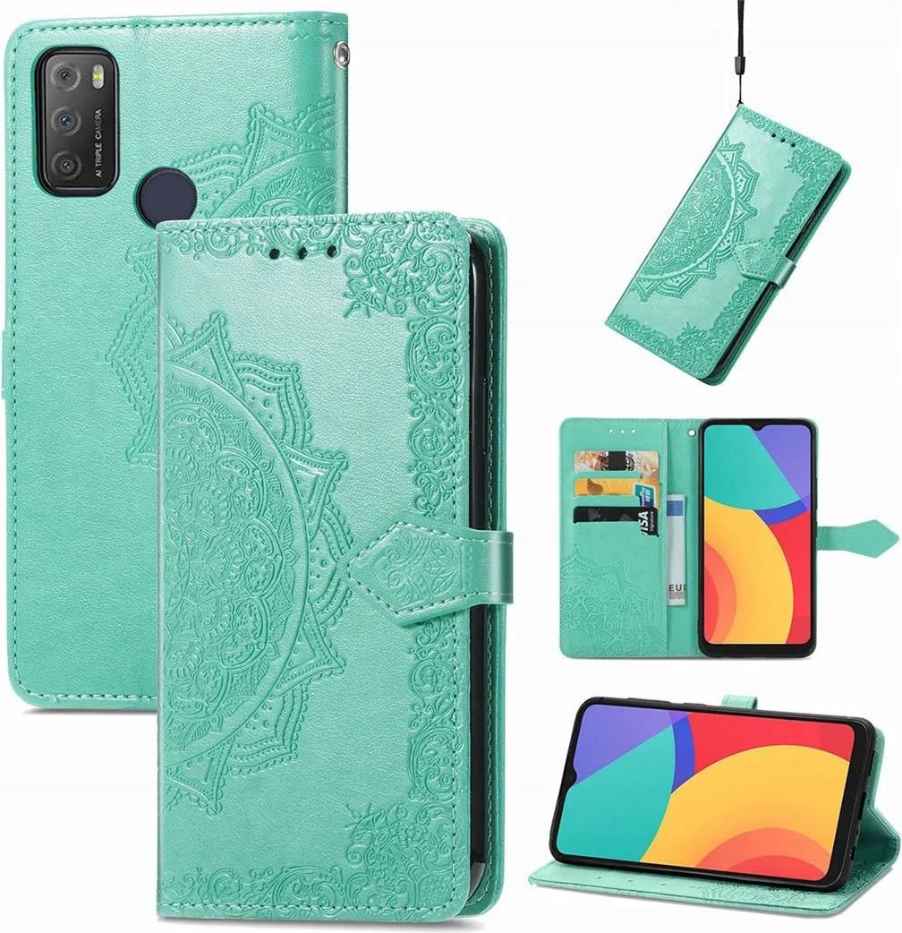 Cover Alcatel 1s 2021 Stand Carte WEIOU Custodia Portafoglio Per
