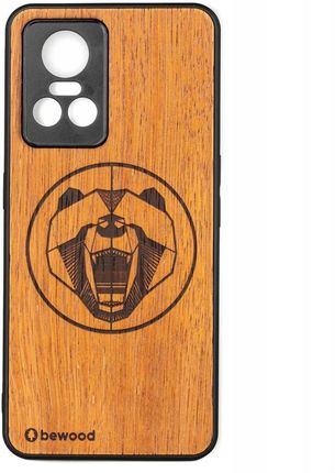 Bewood Drewniane Etui Na Realme Gt Neo 3 Niedźwiedź Case