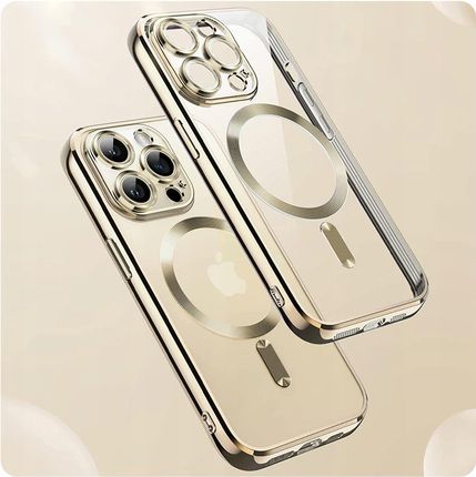 Smart-Tel Smart Tel Etui Złote Magsafe Cam Case Do Apple Iphone 13 - zdjęcie 5