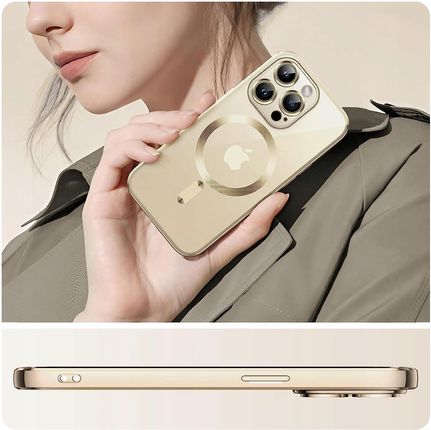 Smart-Tel Smart Tel Etui Złote Magsafe Cam Case Do Apple Iphone 13 - zdjęcie 3