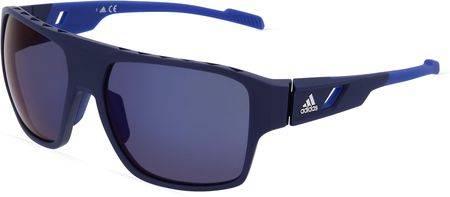 ADIDAS SP0046 Okulary przeciwsłoneczne męskie, niebieski matowy