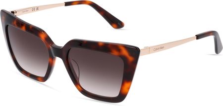 CALVIN KLEIN CK22516S Okulary przeciwsłoneczne damskie, havana