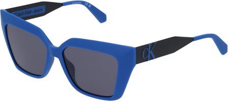 CALVIN KLEIN CKJ22639S Okulary przeciwsłoneczne damskie, niebieski matowy