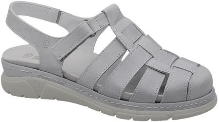 Sandały SUAVE Comfortable 720018-09 Ivory Popielate na haluksy