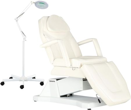 Calissimo Zestaw Kosmetyczny Fotel Kosmetyczny + Lampa Lupa Kosmetyczna