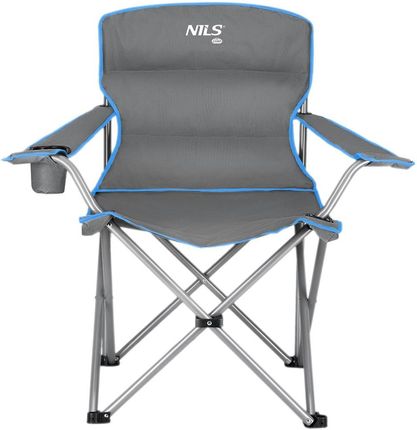 Nils Camp Krzesło Turystyczne NC3079 Szaro-Niebieskie 