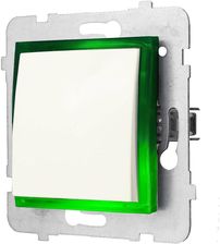 Elekstro-Plast Nasielsk Moduł Włącznika Led Pojedynczy Ospel Aria Bez Ramki Ecru