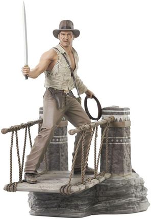 Diamond Indiana Jones and the Temple of Doom Deluxe Gallery PVC Statue Rope Bridge 28cm