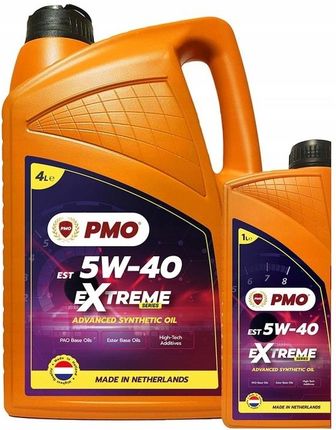 Pmo Extreme Est Series 5W40 5L 4L 1L Pao Ester