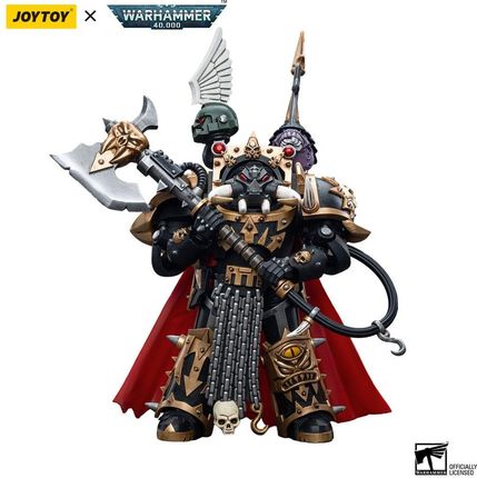 JoyToy Warhammer 40k Action Figure 1/18 Chaos Space Marines Black Legion Chaos Lord in Terminator Armour 12cm