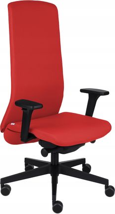 Fotel Biurowy Dla Wysokich Grospol Smart Czerwony